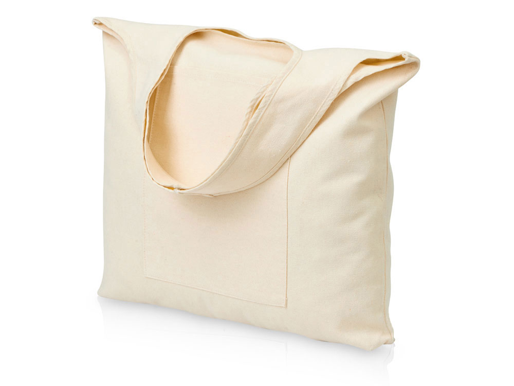 Сумка-шоппер Vest long из хлопка 340 г/м2 с логотипом  | Print Logo