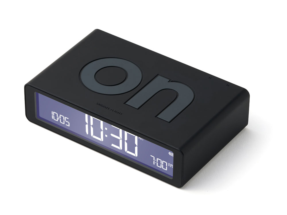 Часы настольные Flip Classic с логотипом LEXON | Print Logo