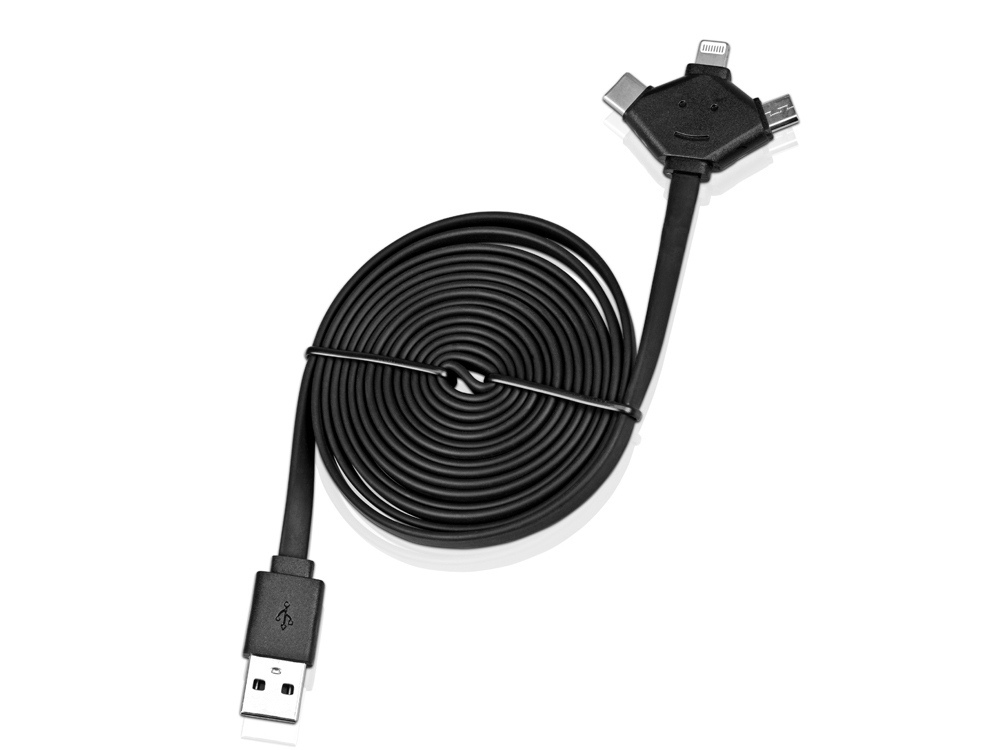 USB-переходник W Cable 3 в 1 с логотипом Xoopar | Print Logo
