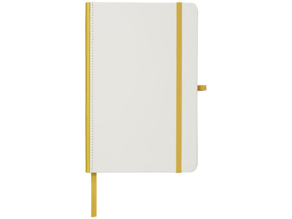 Блокнот А5 Solid, белый/желтый
