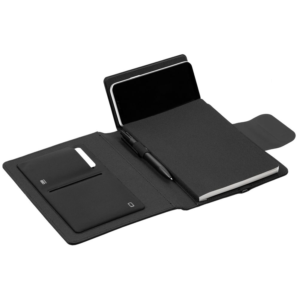 Органайзер Midstream, с блокнотом и аккумулятором фото на сайте Print Logo.