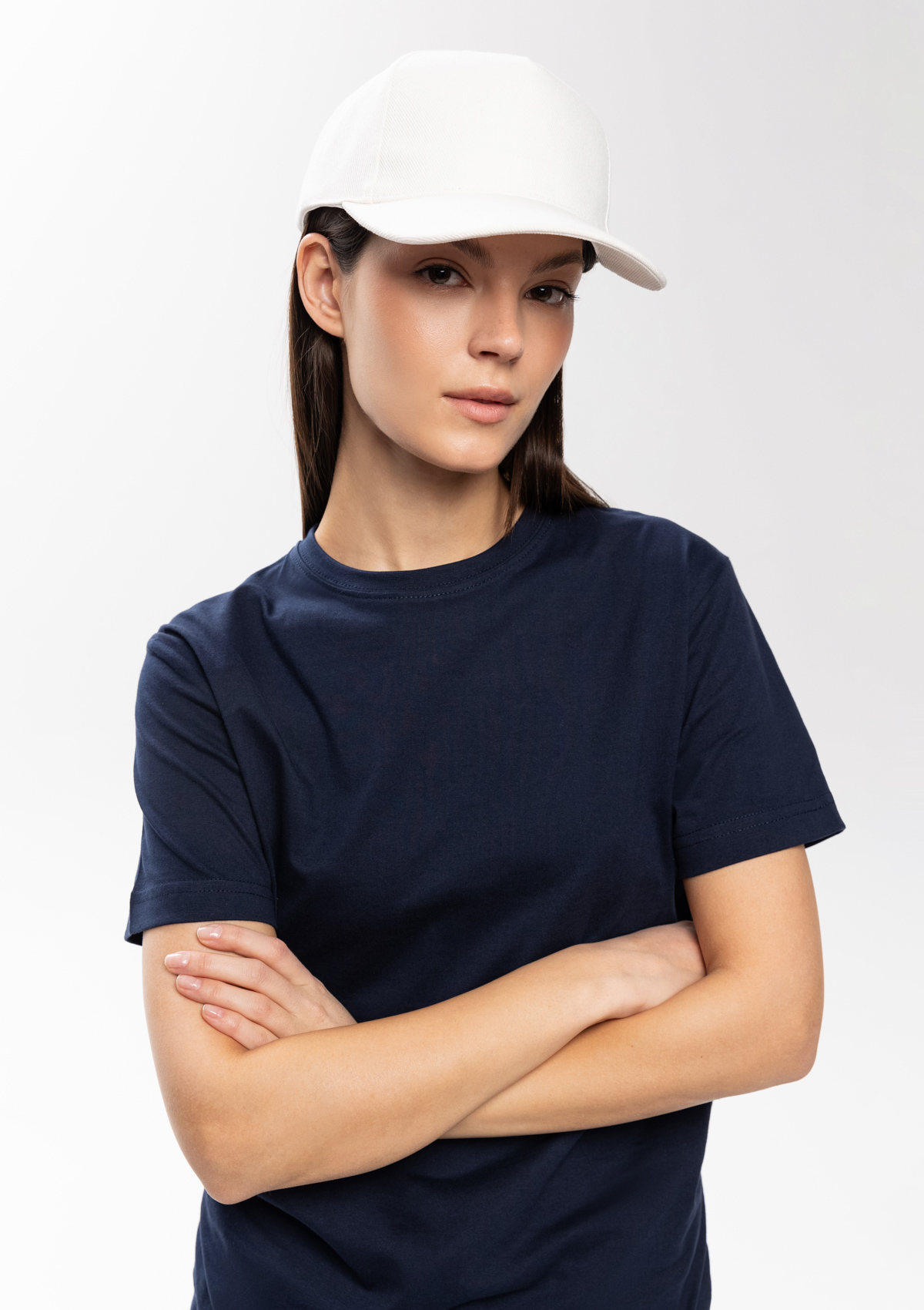 Бейсболка STAN 5 клиньев хлопок 280, 03, Белый,  (10/1)  (56-58)