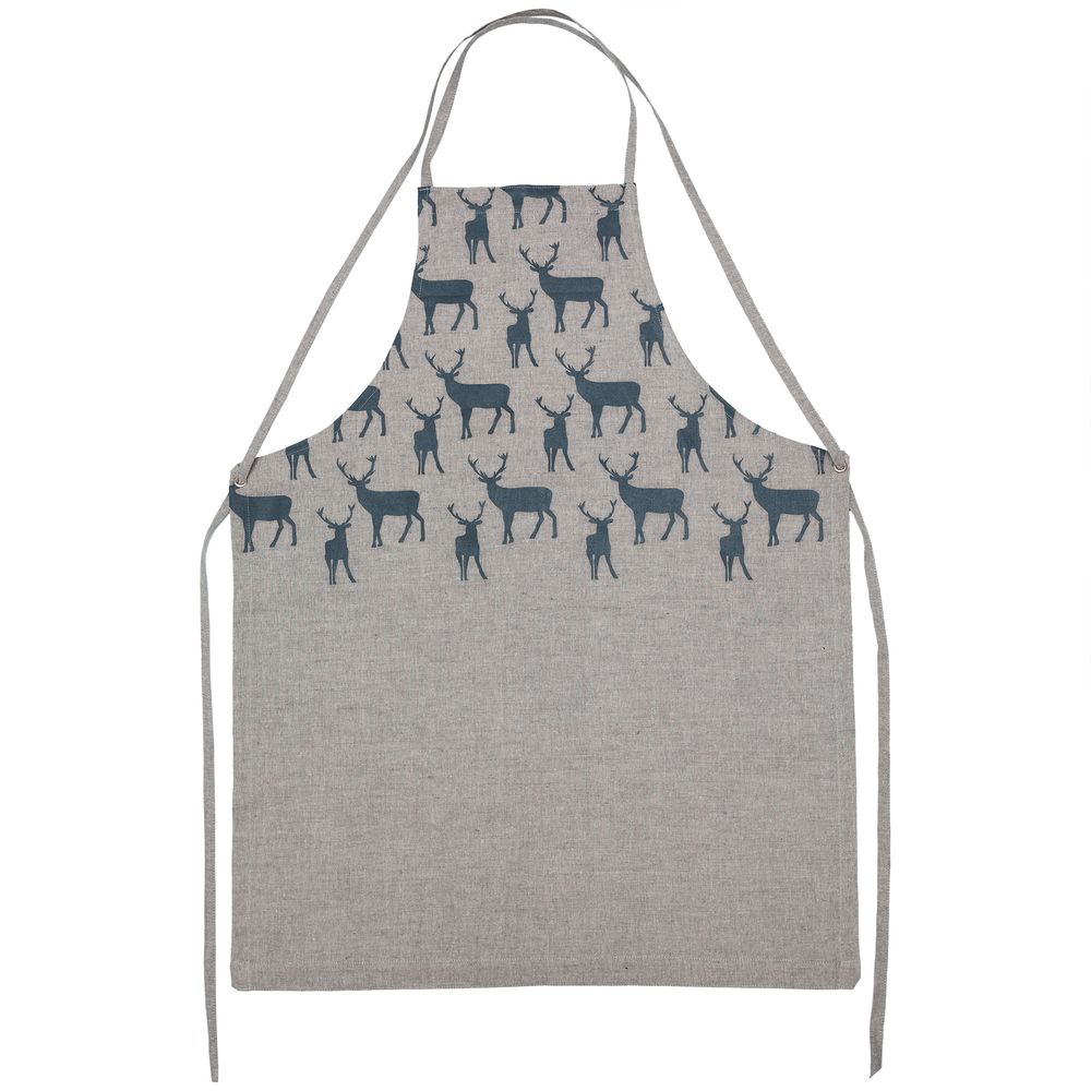 Фартук «Северный олень» с логотипом Антон тут рядом | Print Logo