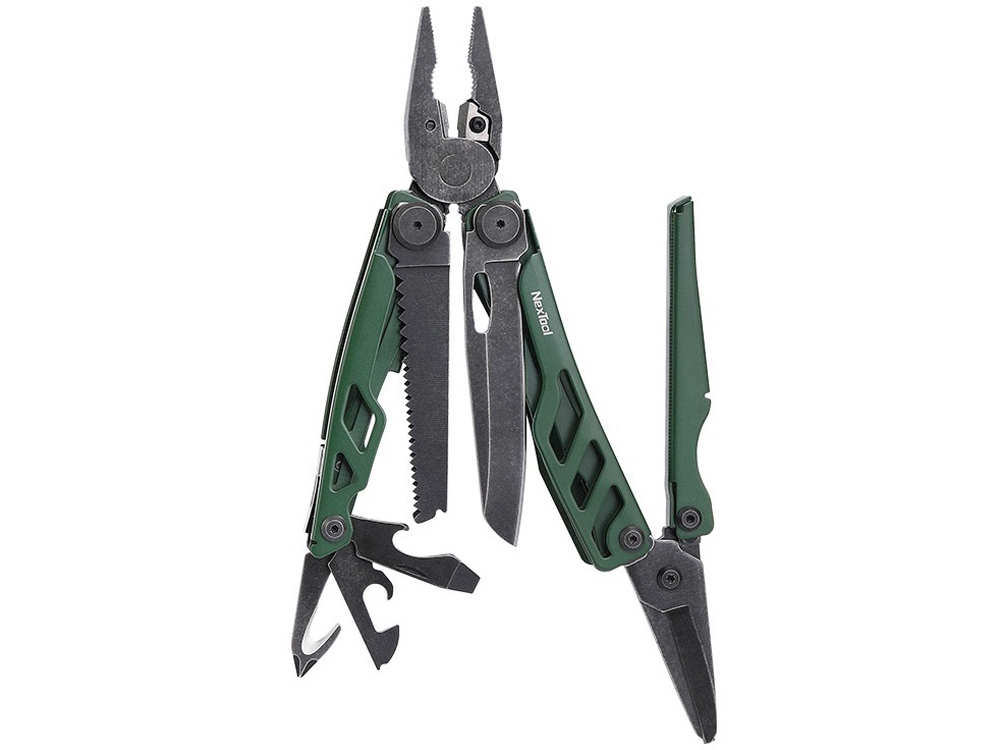 Мультитул Nextool Flagship Pro, 16 функций, зеленый (NE20278)