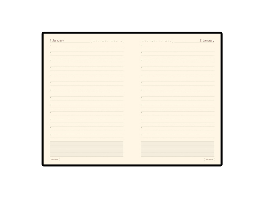 Ежедневник А5 полудатированный Porto, бордовый (Р)