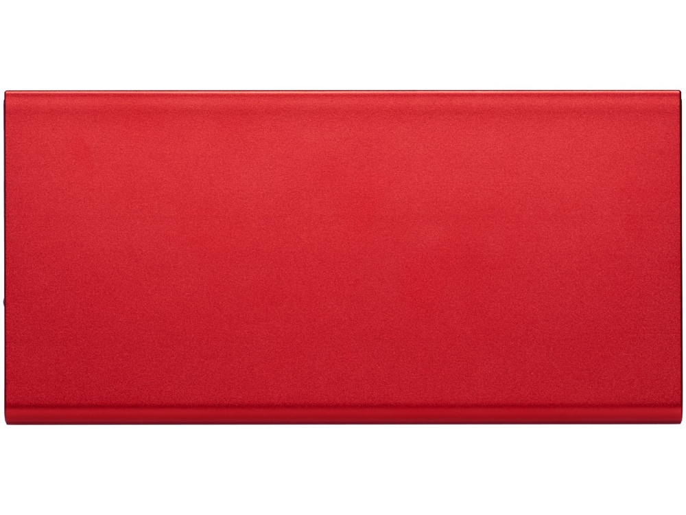 Алюминиевое портативное зарядное устройство Plate 8000 мА∙ч, красный