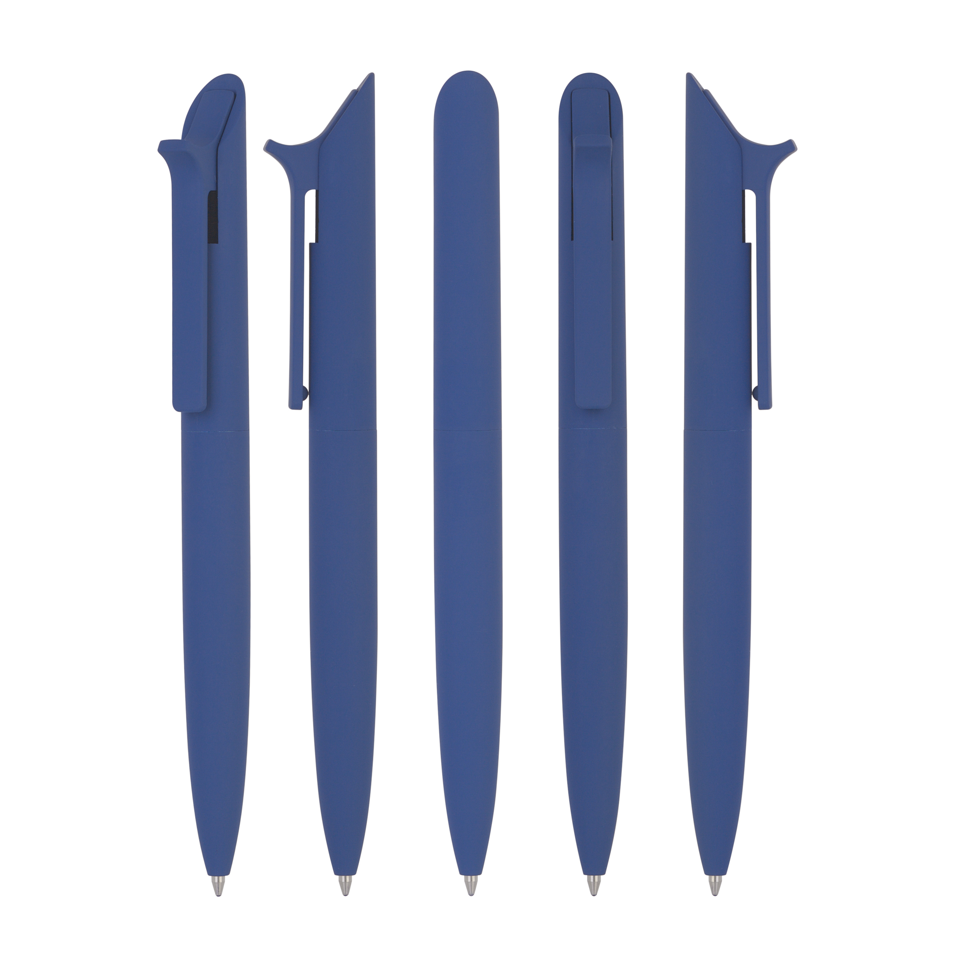 Ручка шариковая "Uran", темно-синий, покрытие soft touch, темно-синий