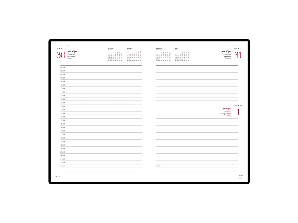 Ежедневник А5 датированный Sidney Nebraska 2025, серый (золотой обрез)