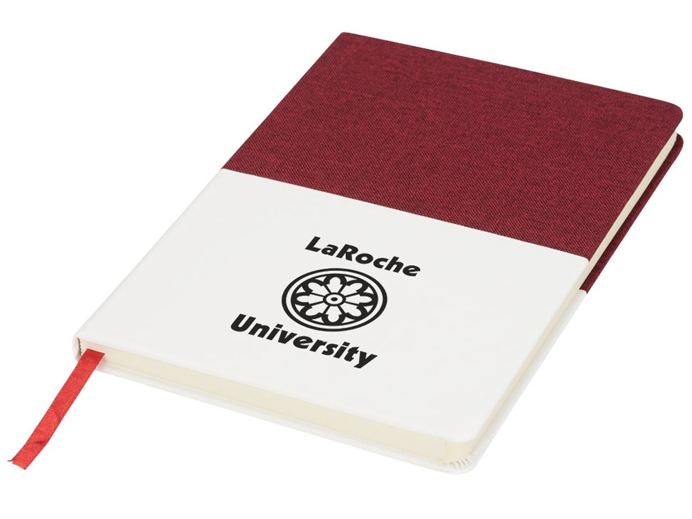 Блокнот А5 двухцветный, красный