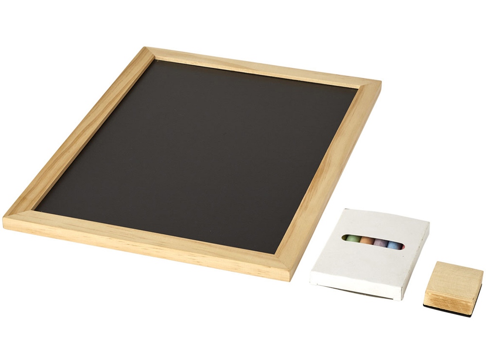 Набор цветных мелков с ластиком с логотипом  | Print Logo