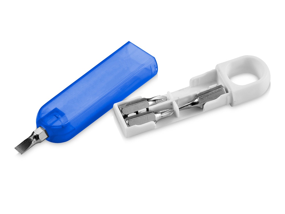 Набор отверток Forza  4 в 1, ярко-синий/белый