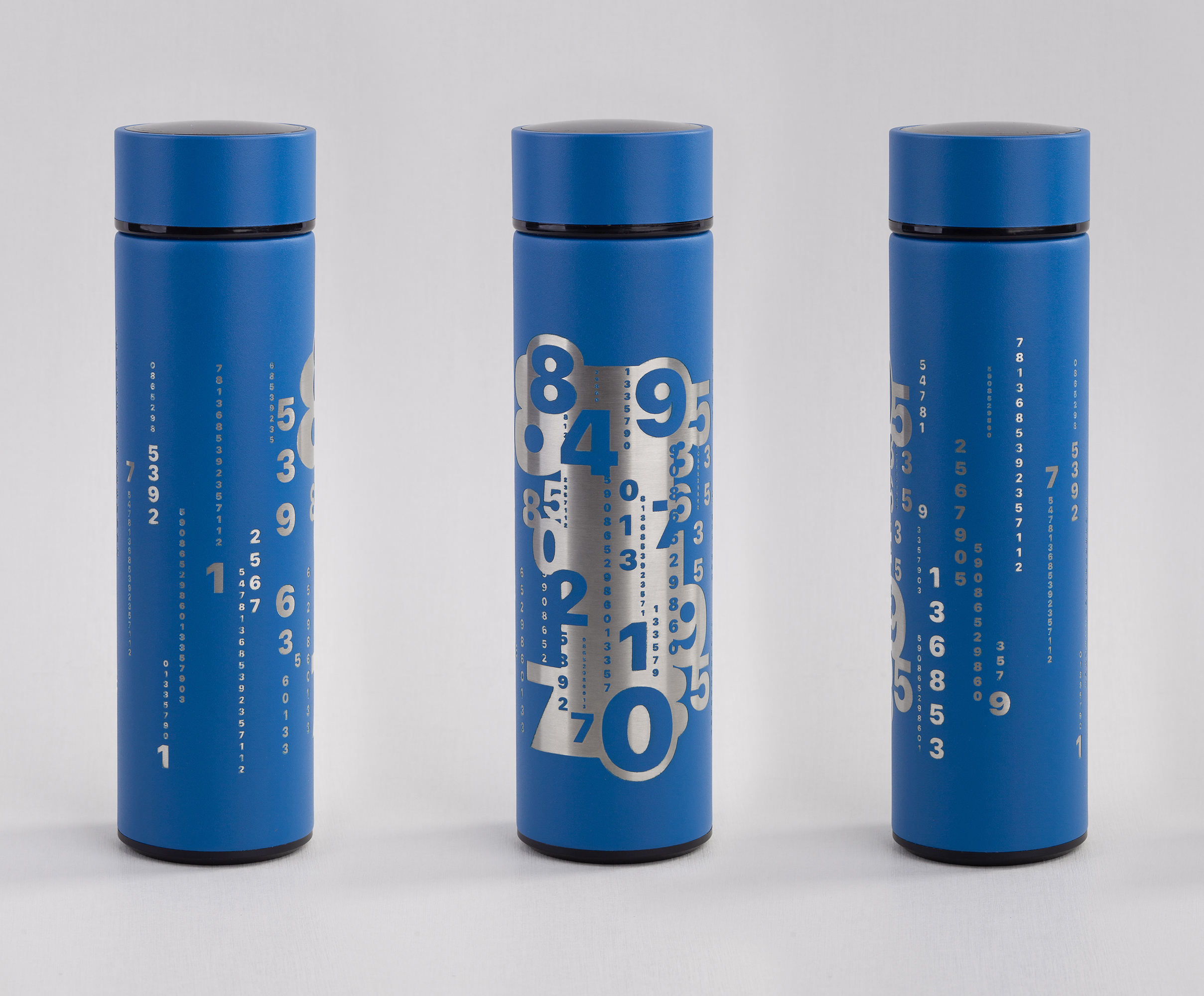 Термос "Бостон" с индикацией температуры, soft touch, 0,5л., черный