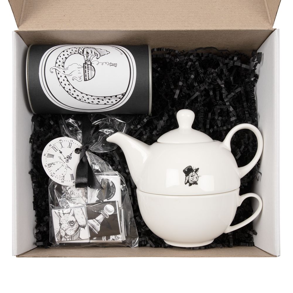 Набор «Необычайное чаепитие» с шоколадом и чаем фото на сайте Print Logo.