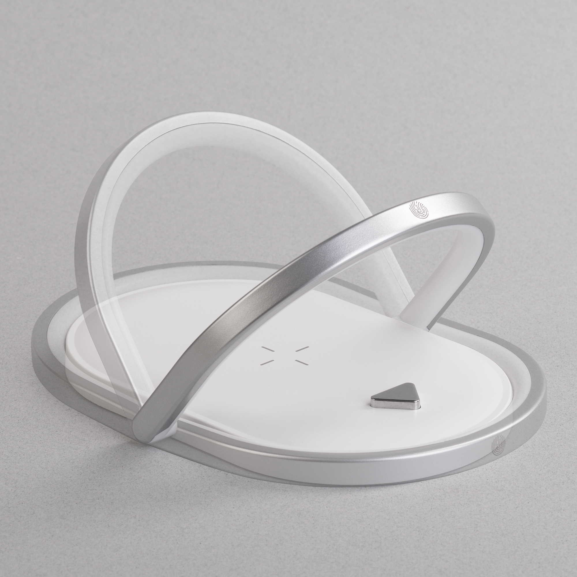 Лампа складная с беспроводным (15W) зарядным устройством "Sky Light" фото на сайте Print Logo.