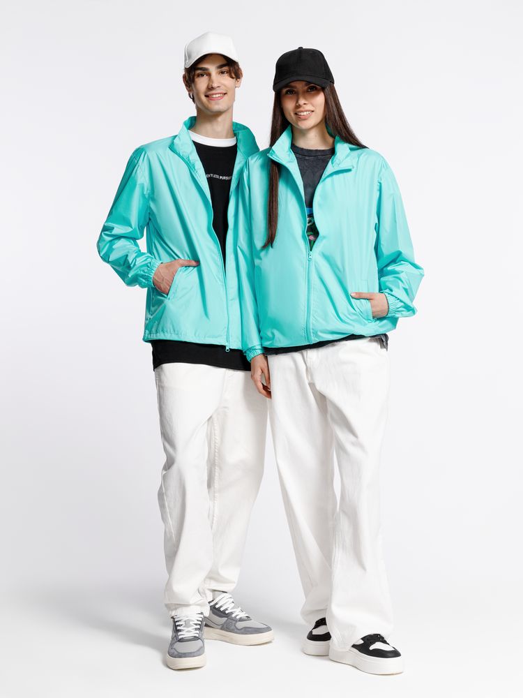 Ветровка Kivach, бирюзовая (тиффани), размер S