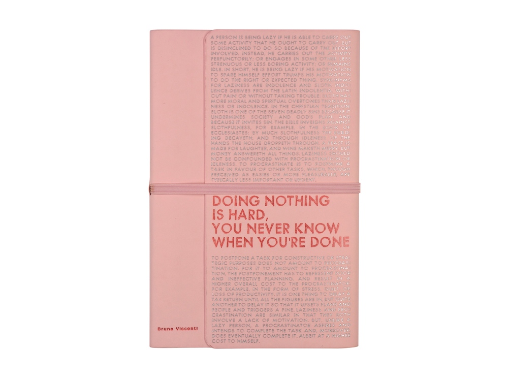 Ежедневник недатированный А5 Bilbao, зефирный розовый