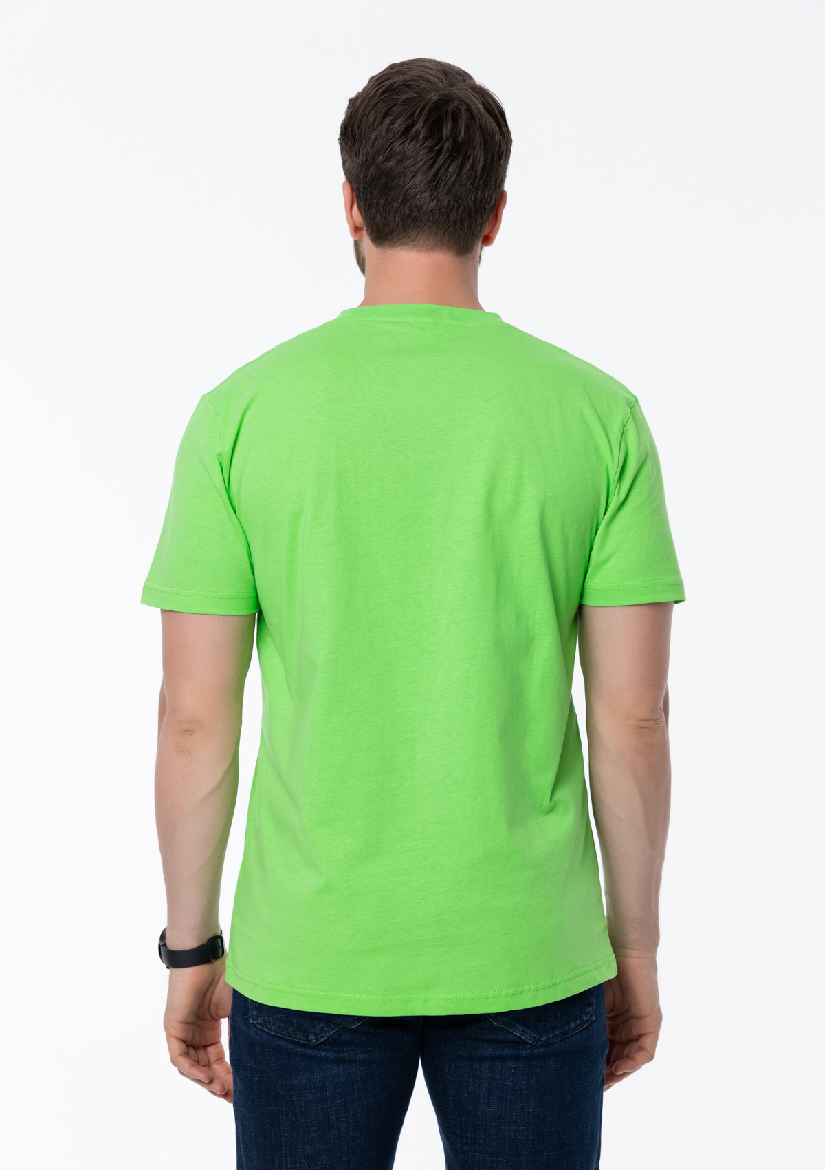 Футболка унисекс STAN, хлопок 150, 51, Ярко-зелёный,  (26)  (44/XS)