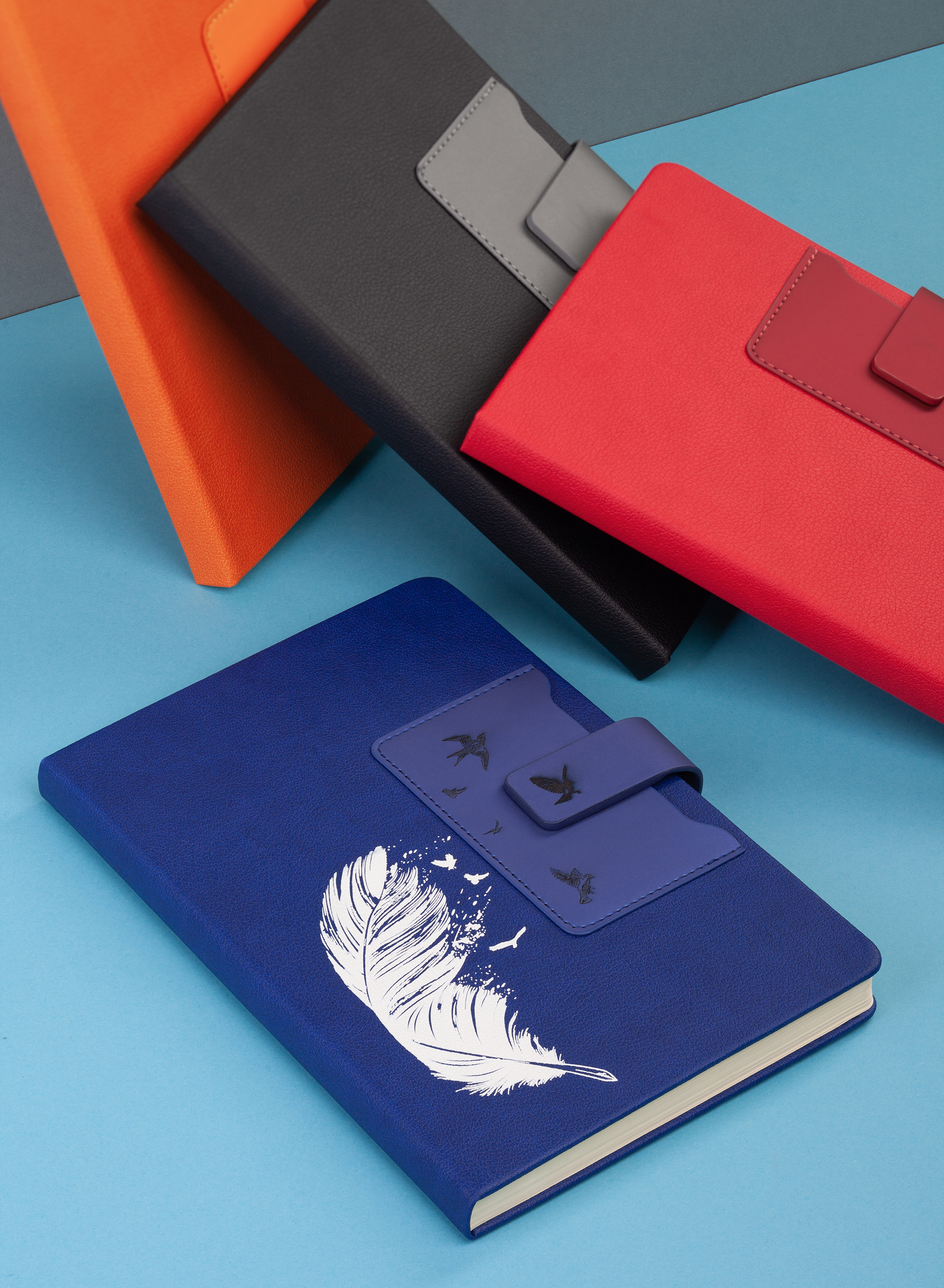 Ежедневник недатированный "Монти", формат А5, бирюзовый