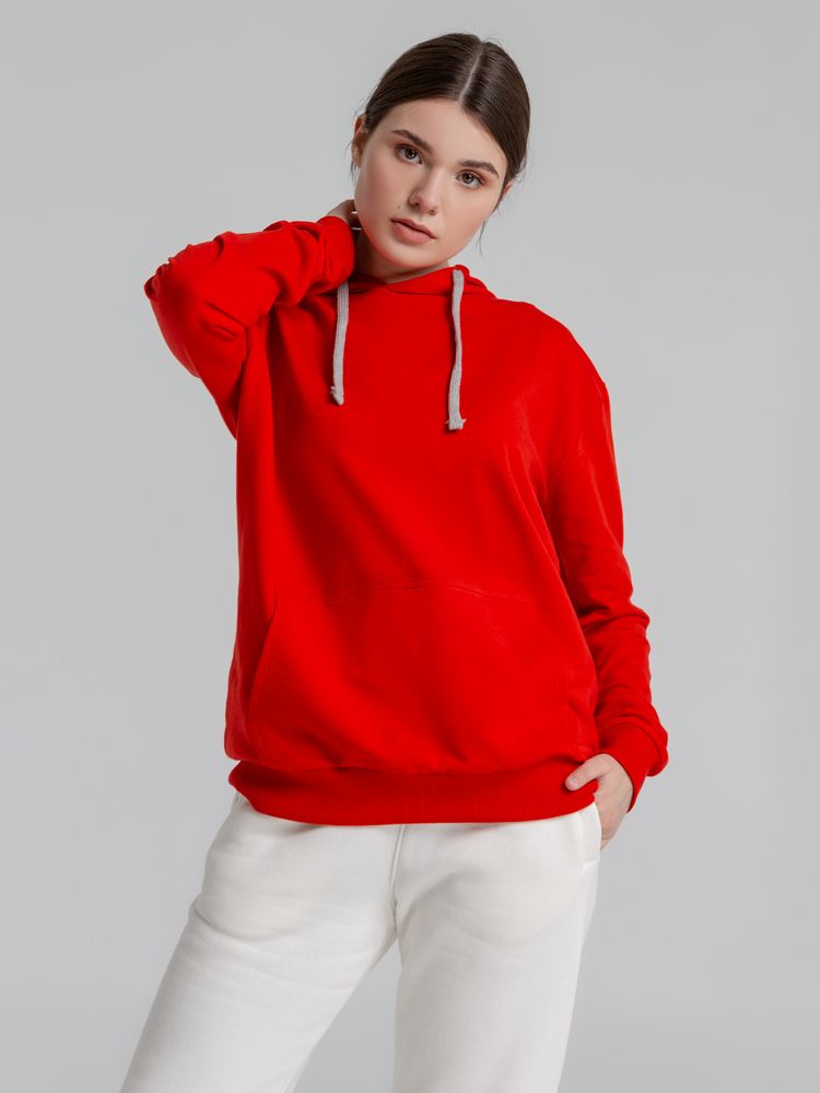 Толстовка с капюшоном Unit Kirenga красная, размер M