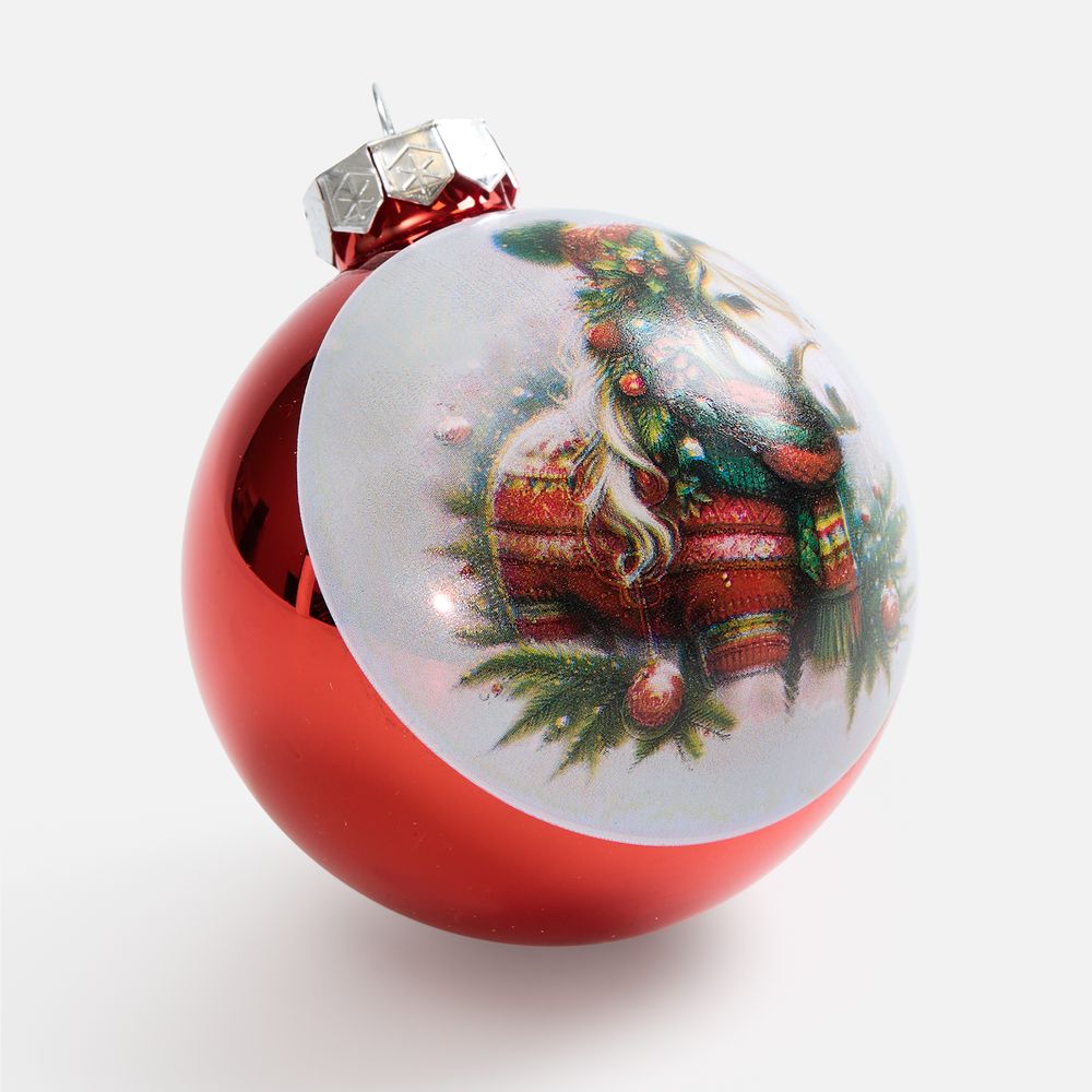 Елочный шар Finery Gloss, 8 см