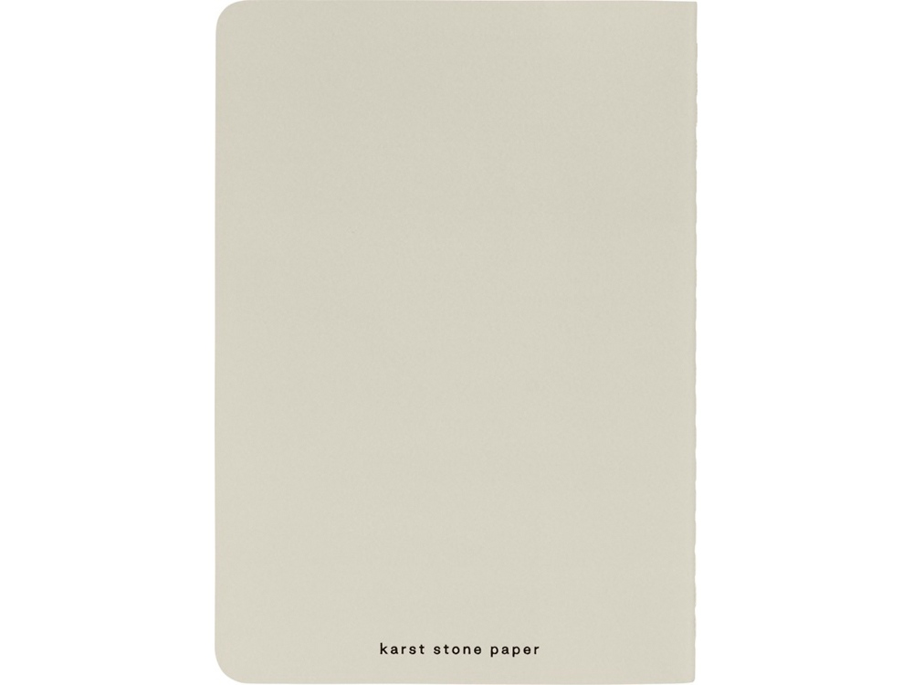 Карманная записная книжка-блокнот с мягкой обложкой Karst формата A6, листы без линования, бежевый