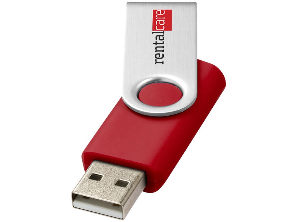 USB-флешка на 32 Гб Rotate Basic, красный