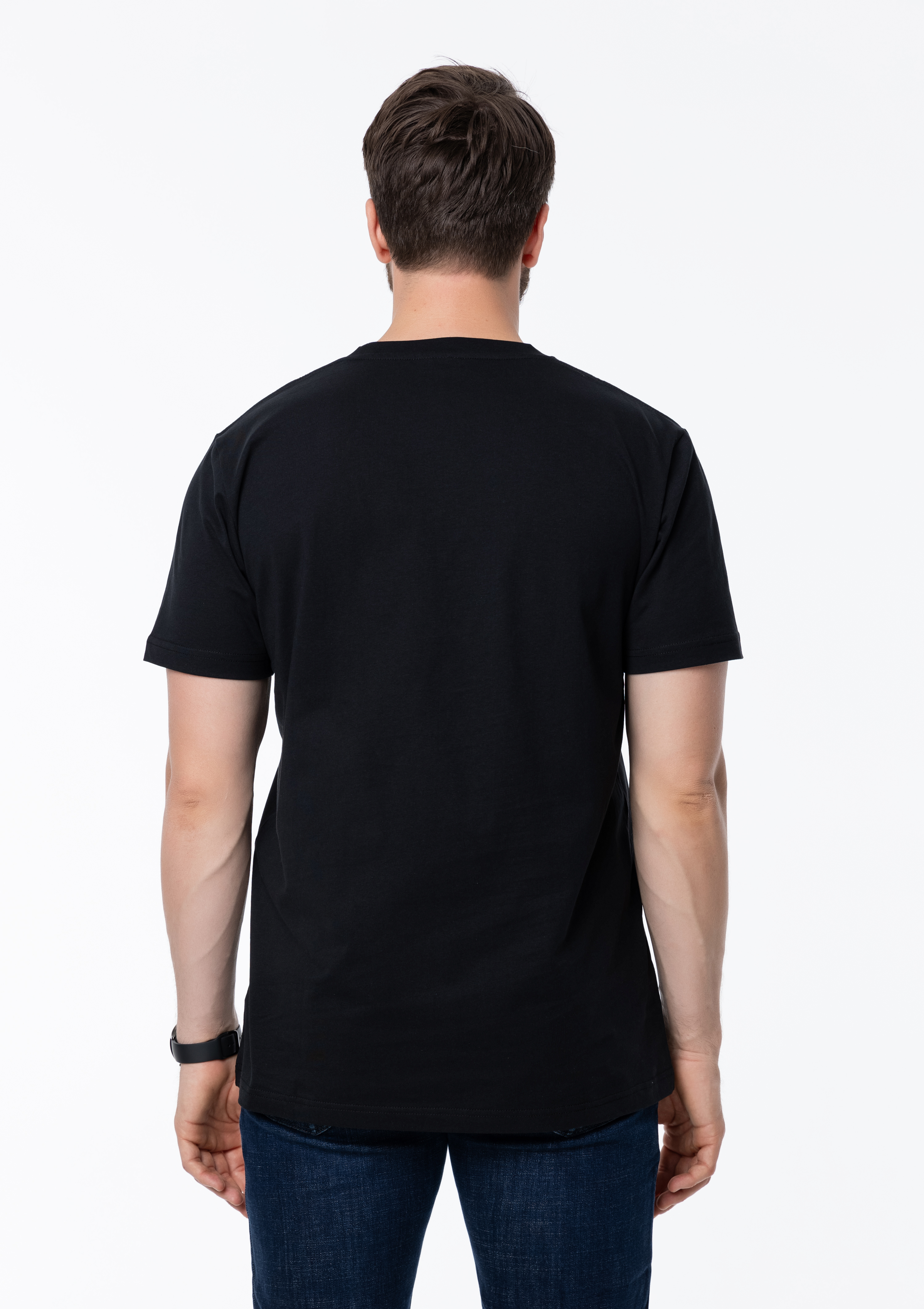 Футболка унисекс STAN, хлопок 150, 51, Чёрный,  (20)  (58/4XL)