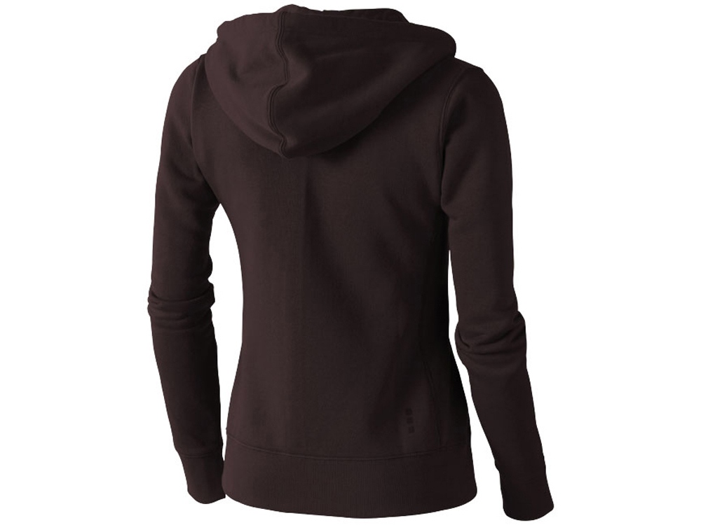 Толстовка Arora женская с капюшоном, шоколадный коричневый