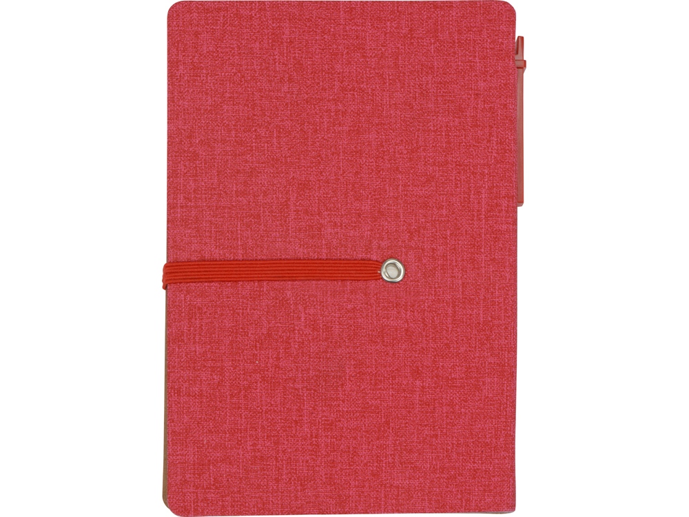 Блокнот А6 Write and stick с ручкой и набором стикеров, красный