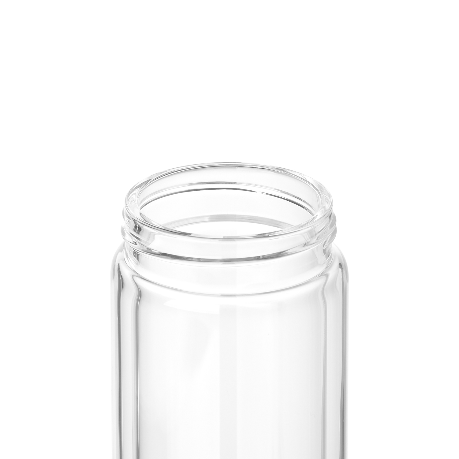 Бутылка стеклянная с двойными стенками Терсо (Terso), синяя фото на сайте Print Logo.