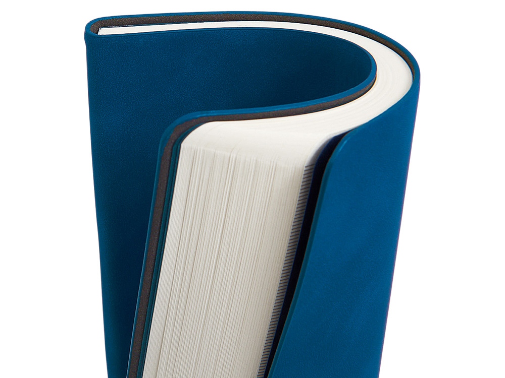 Блокнот А5 в гибкой обложке Chaplin, синий