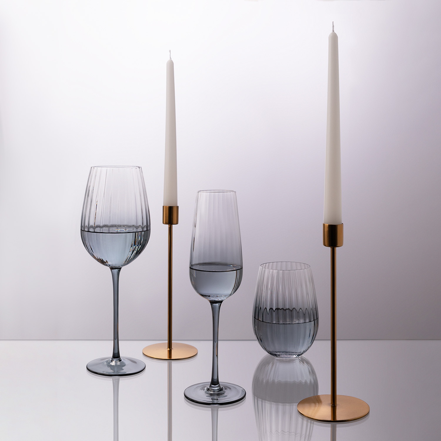 Бокал для вина Mancera, градиент серый