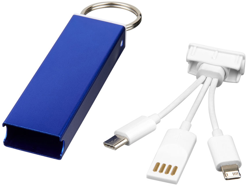 Кабель для зарядки Capsule 3 в 1 с логотипом Avenue | Print Logo