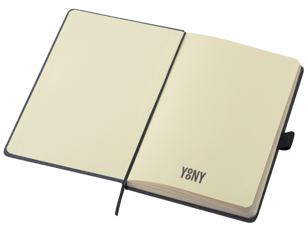 Блокнот А5 Snow Hard твердая обложка, 80 листов 70 гр/м2, черный