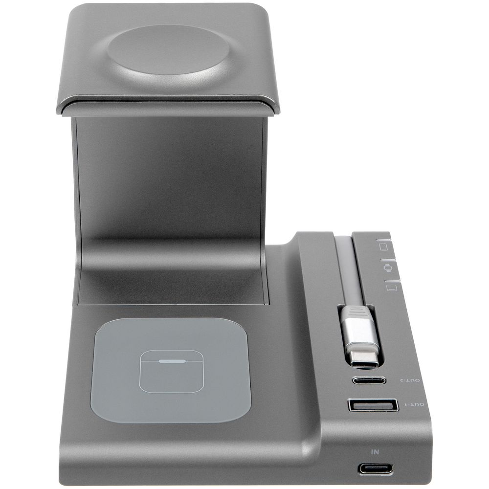 Зарядная станция Tres — пример нанесения логотипа (Uniscend) | Print Logo