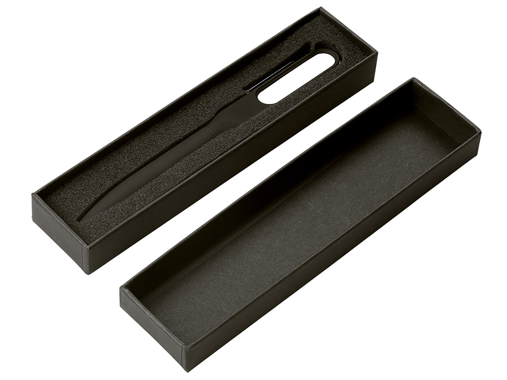 Металлическая ручка с флешкой на 16 Гб и светящимся логотипом Patronus, матовая черная