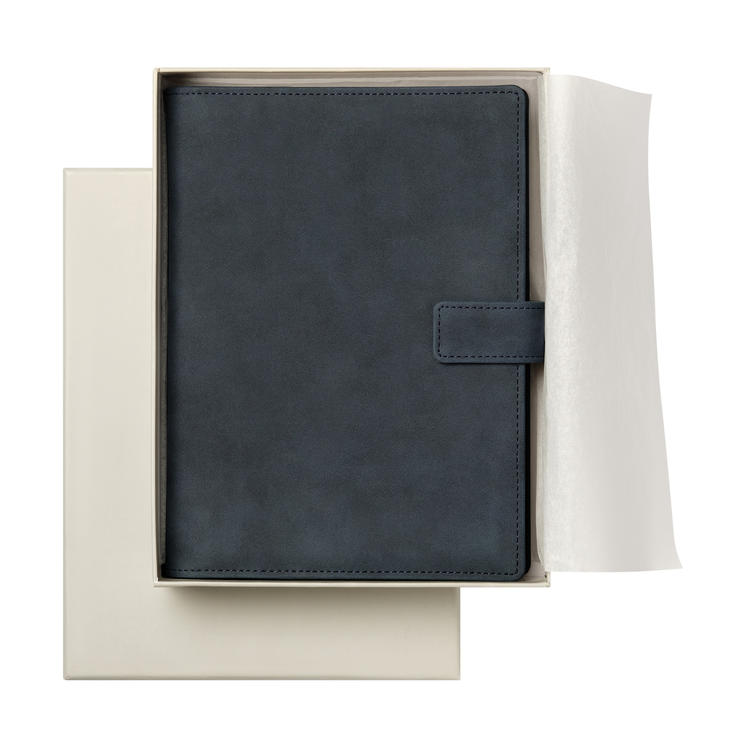 Ежедневник-портфолио Роял (Royal NEO) недатированный в подарочной коробке, синий