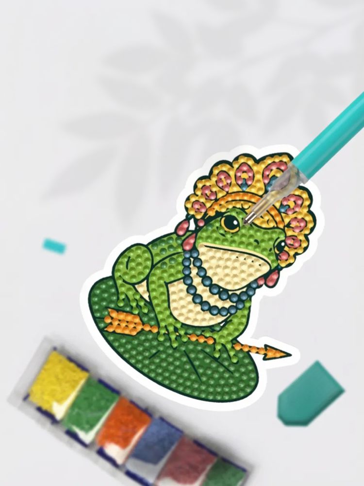 Алмазная мозаика на фигурных магнитах «Ностальгия» фото на сайте Print Logo.