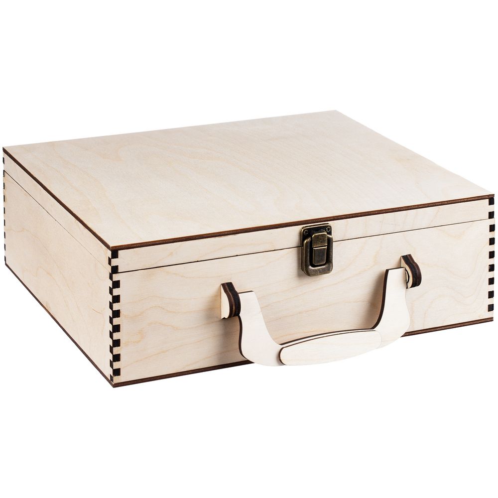 Деревянный кейс Wunderding с логотипом сделано в России | Print Logo