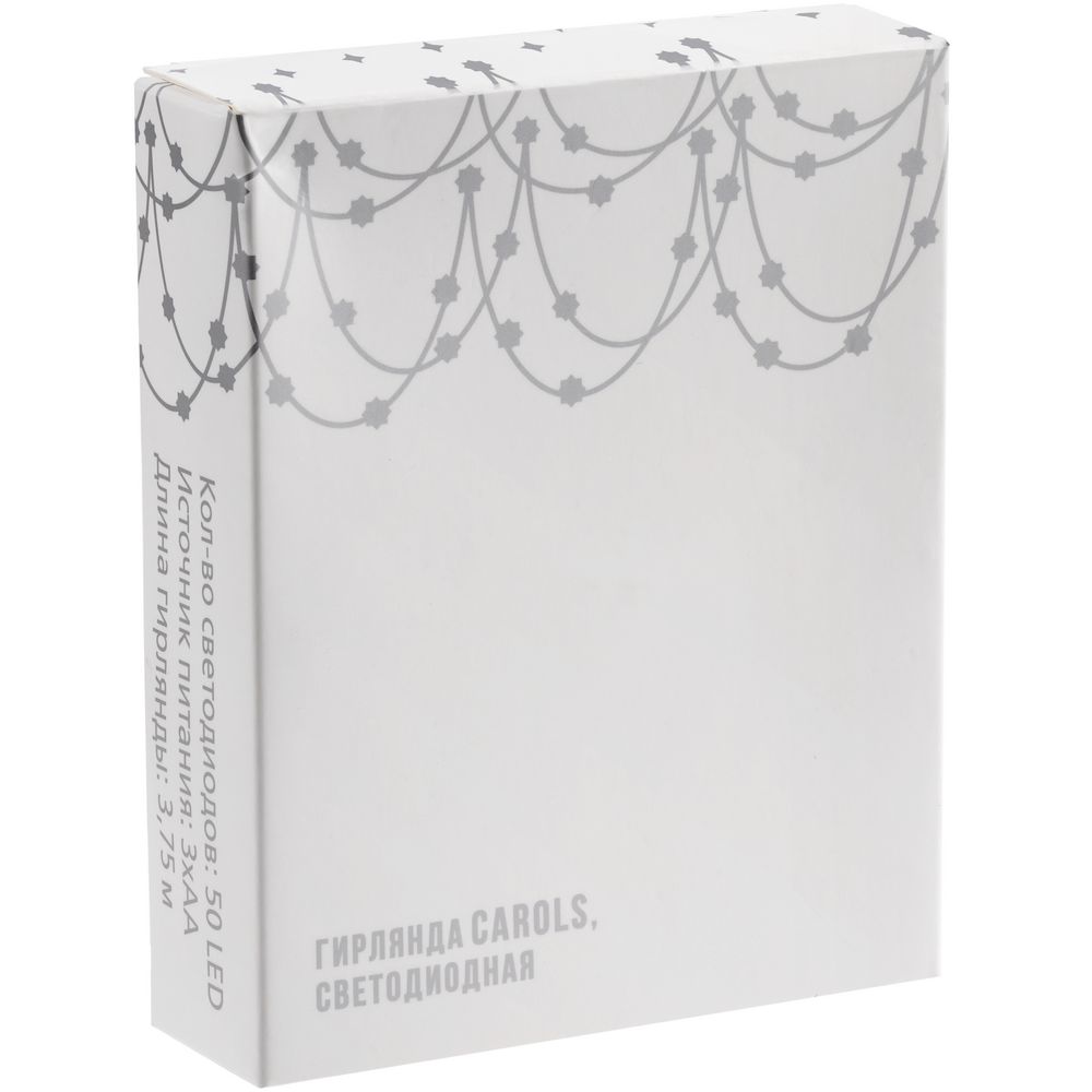 Гирлянда музыкальная Carols — пример нанесения логотипа () | Print Logo