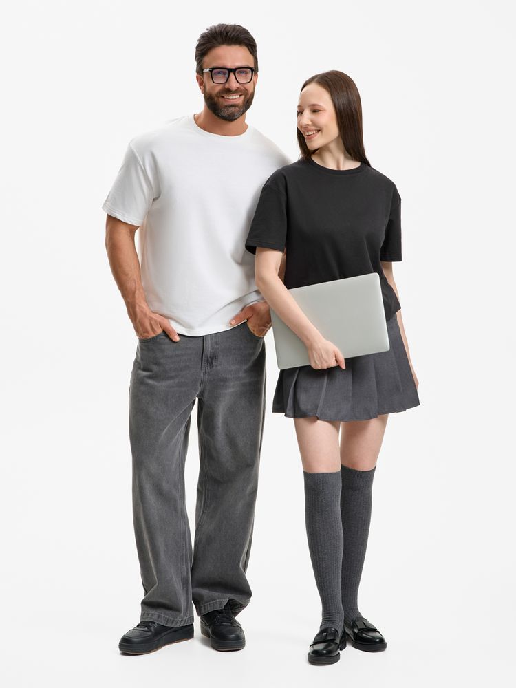 Футболка унисекс Durington, белая, размер 3XL/4XL