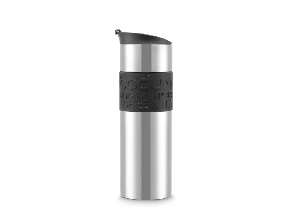 Термокружка TRAVEL MUG, 600 мл — пример нанесения логотипа () | Print Logo