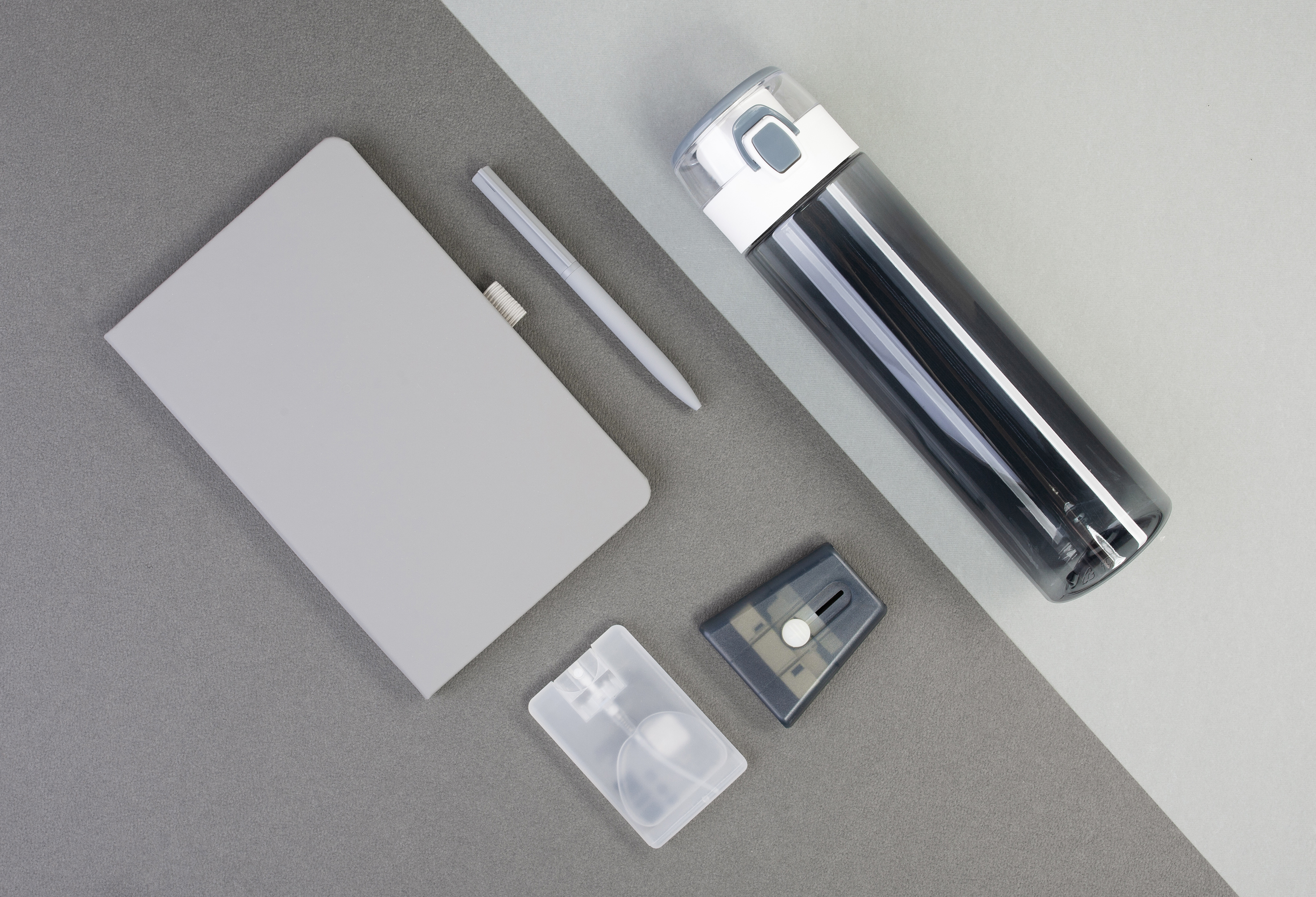 Бутылка для воды "Vita" 600 мл, оранжевый с белым