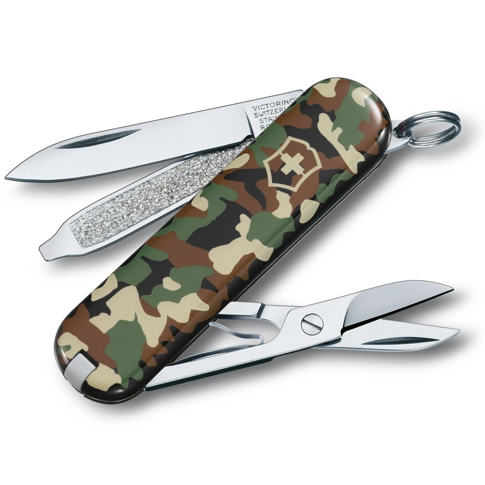 Нож перочинный Classic 58 — пример нанесения логотипа (VICTORINOX) | Print Logo