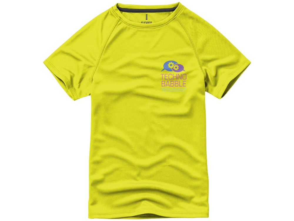 Футболка Niagara детская, неоновый желтый