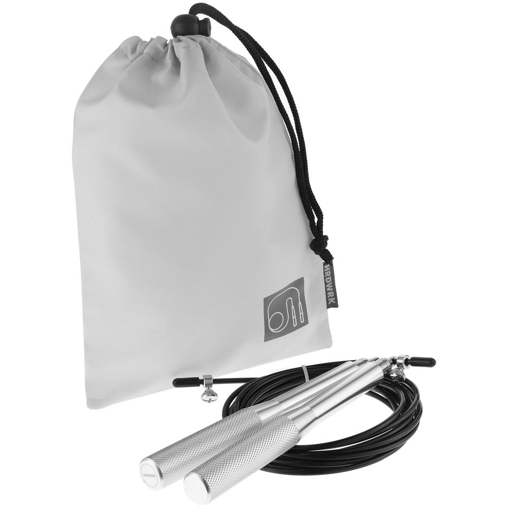 Скакалка Hard Work в мешочке — пример нанесения логотипа (Hard Work) | Print Logo