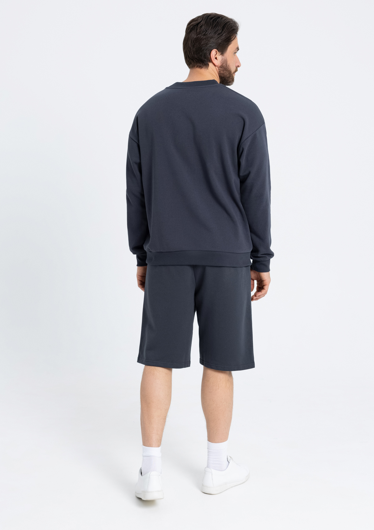 Шорты унисекс STAN футер, 260, 98, Графит,  (101)  (56/XXXL)