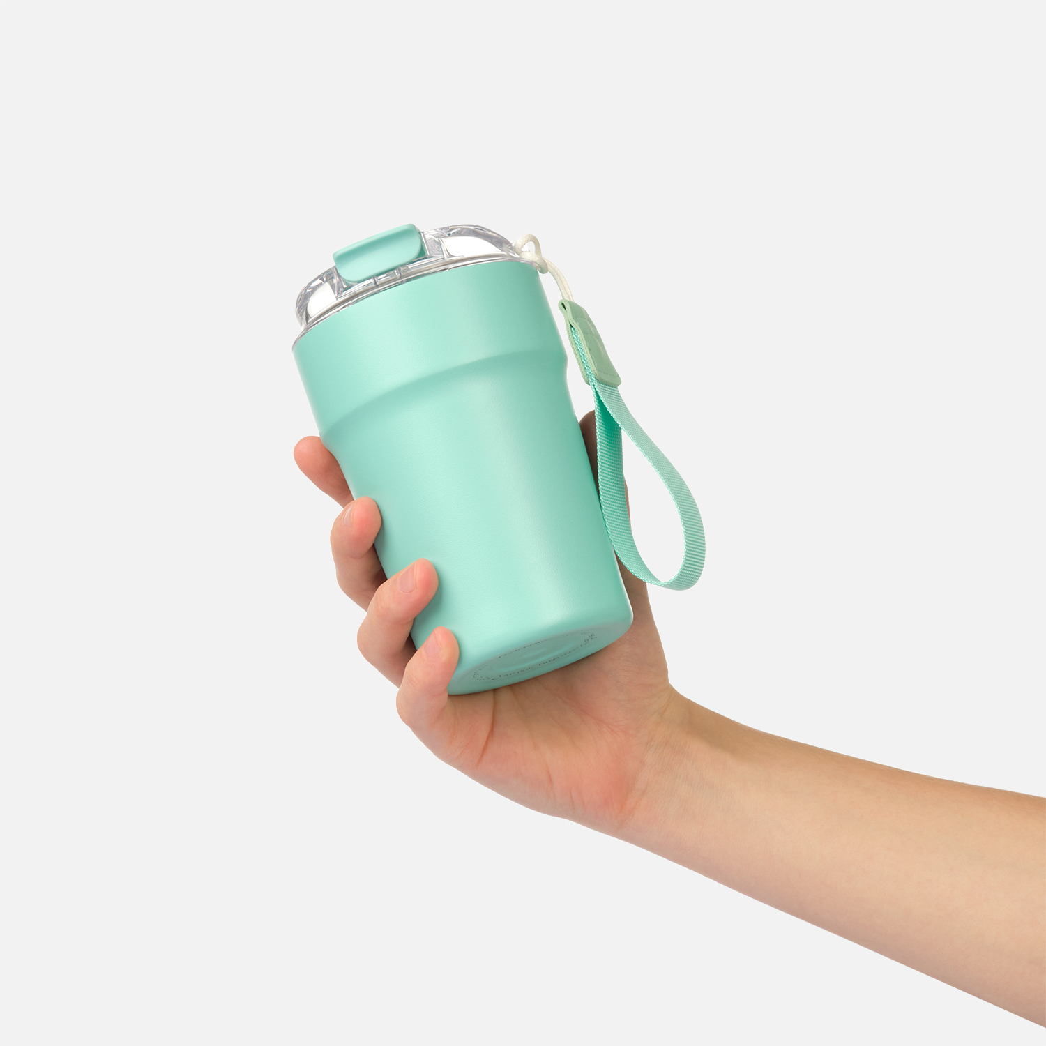 Термокружка вакуумная Монако (Monaco), красная — пример нанесения логотипа (Portobello Термокружки) | Print Logo