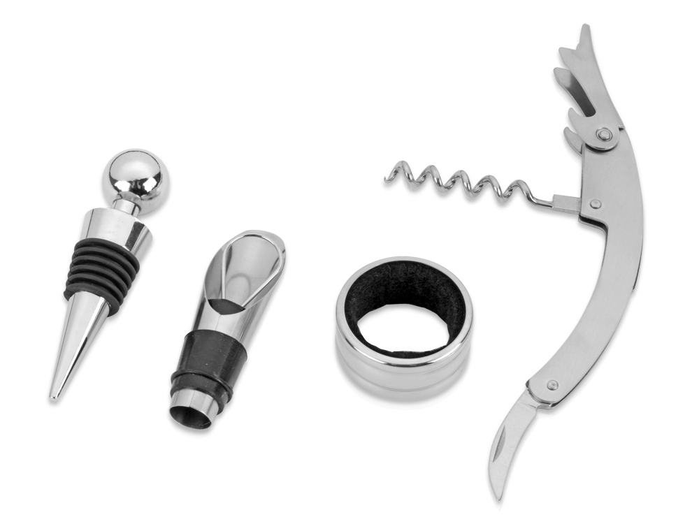 Набор аксессуаров для вина Венге, коричневый