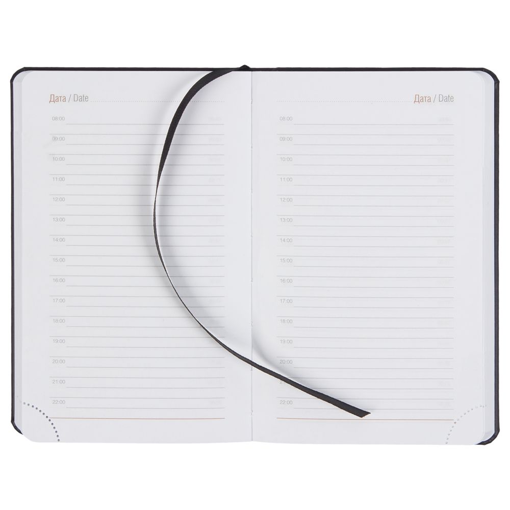 Ежедневник «Понедельник», недатированный — пример нанесения логотипа (Соль) | Print Logo